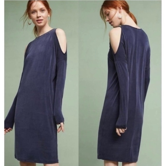 Anthropologie Eri + Ali Cold Shoulder Dress - Picture 1 of 9